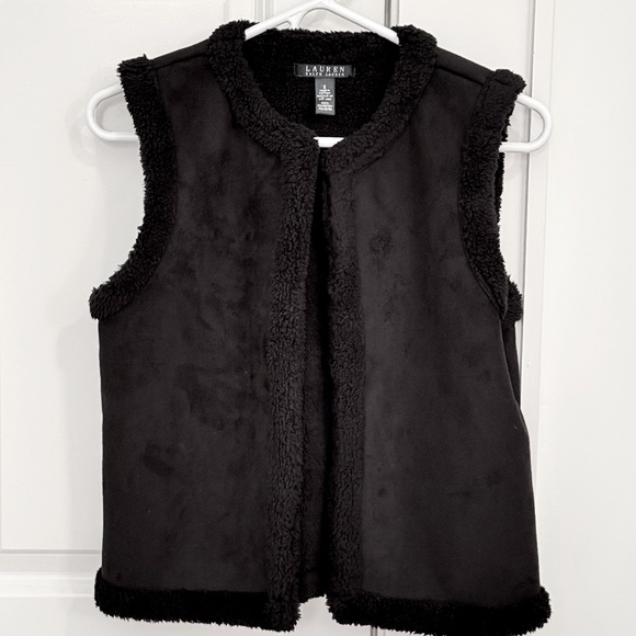 Lauren Black Vest - Size Small - Perfect Condition - Picture 1 of 2